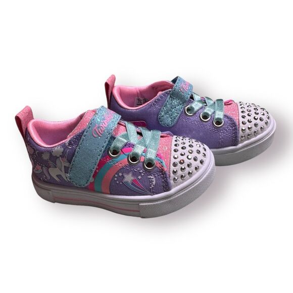 Sketchers Girls Twinkle Toes Unicorn Charmed Light Up Shoes Size 6 US - Picture 4 of 6